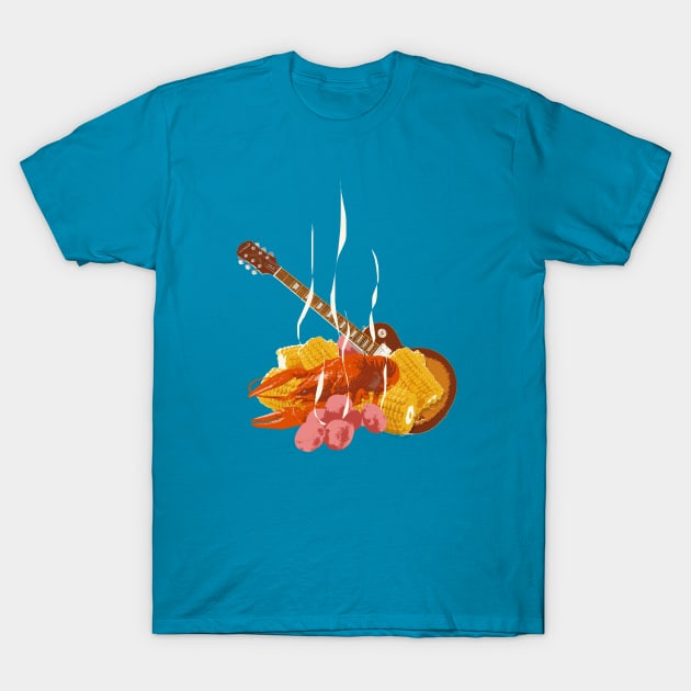 Crawfish Boil T-Shirt by Showdeer